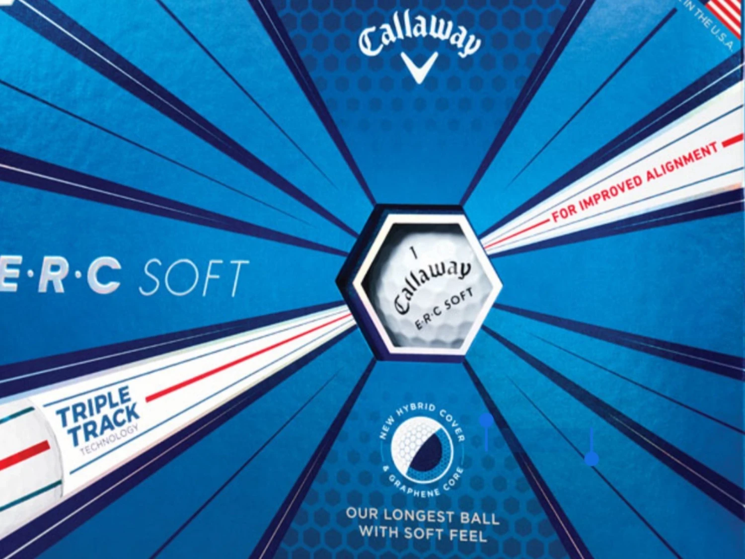 Callaway Erc Soft Triple Track Golf Balls (Pearls) 3 Callaway Erc Soft Triple Track Golf Balls (Pearls)