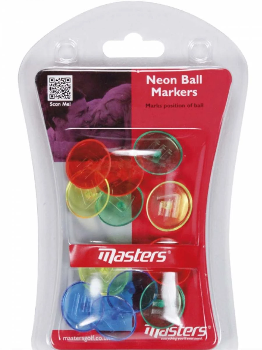 Master Neon Ball Markers - 12 Pack 3 Master Neon Ball Markers - 12 Pack