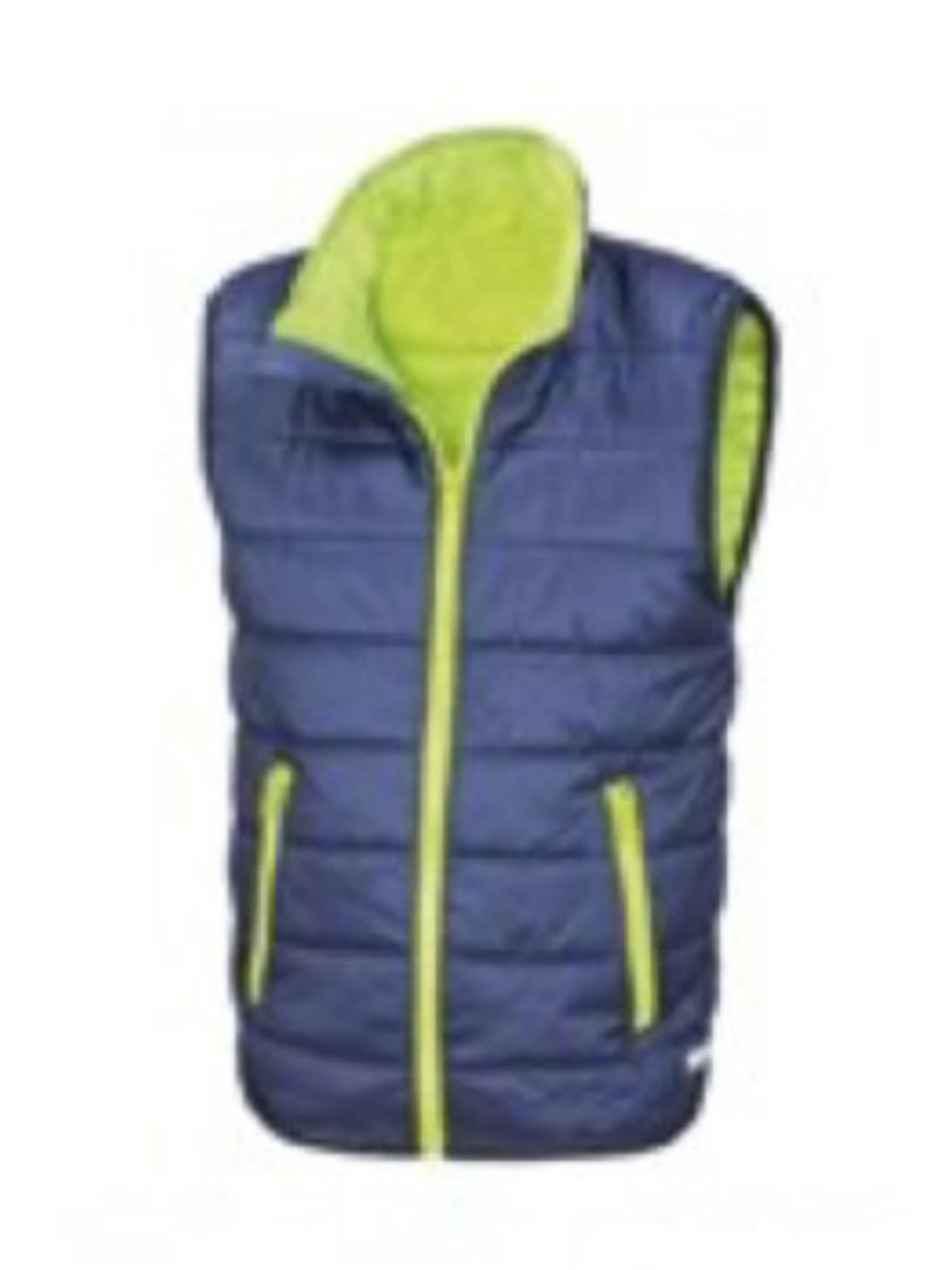 Murray Golf Contrast Junior Quilet Gilet - Navy /Lime 3 Murray Golf Contrast Junior Quilet Gilet - Navy /Lime