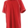 Murray Golf Piped Junior Polo Shirt - Red / White -Online Golf Store 2738902293