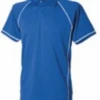 Murray Golf Piped Junior Polo Shirt - Marine / White