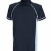 Murray Golf Contrast Junior Polo Shirt -Navy/Sky/White