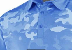 Island Green Junior Graded Mid Blue Camo Sub Print Polo Shirt -Online Golf Store IMG 1006 1