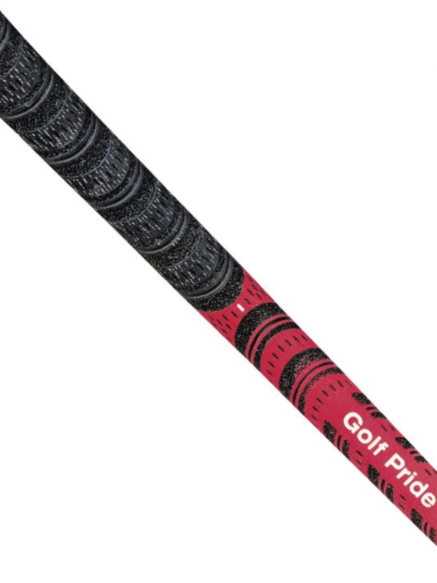 Golf Pride Decade Multi Compound Cord Grip - Black / Red 3 Golf Pride Decade Multi Compound Cord Grip - Black / Red
