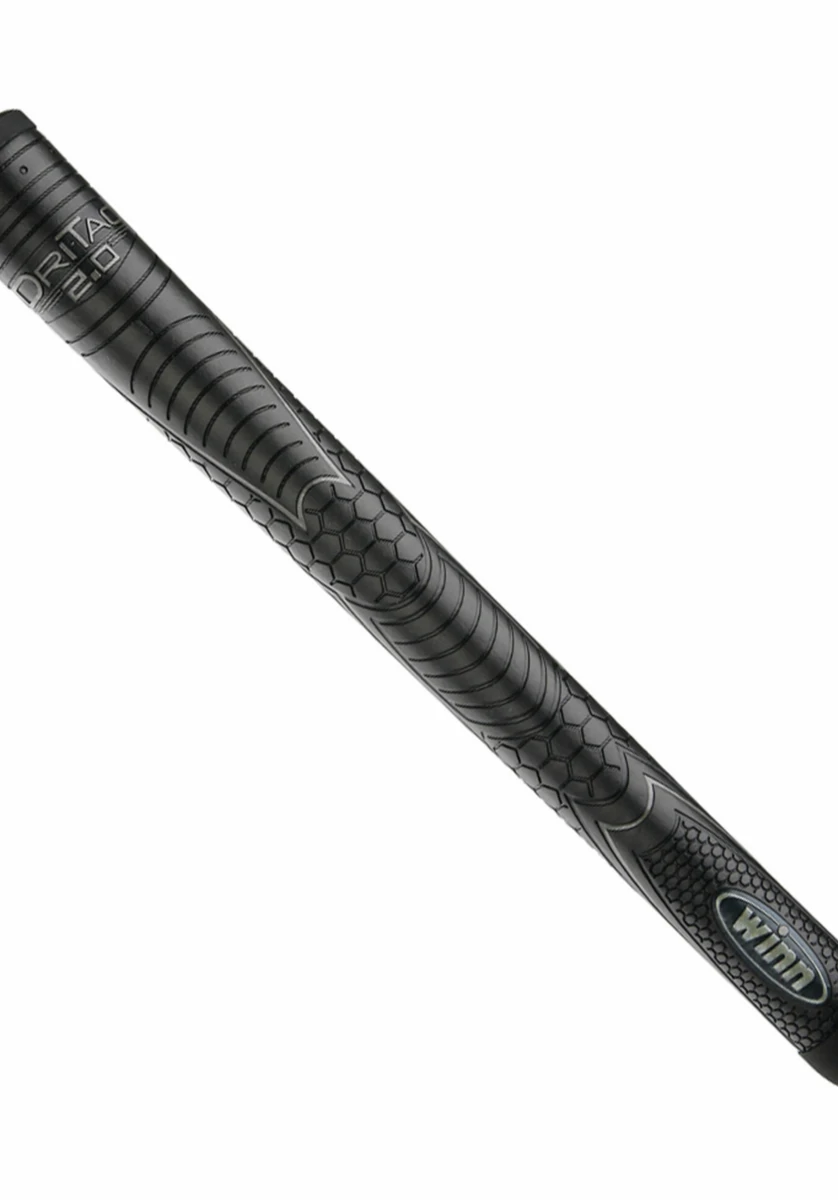 Winn Dri-Tac 2.0 Oversize + 1/8 Inch Grip 56Gms - Jet Black 3 Winn Dri-Tac 2.0 Oversize + 1/8 Inch Grip 56Gms - Jet Black