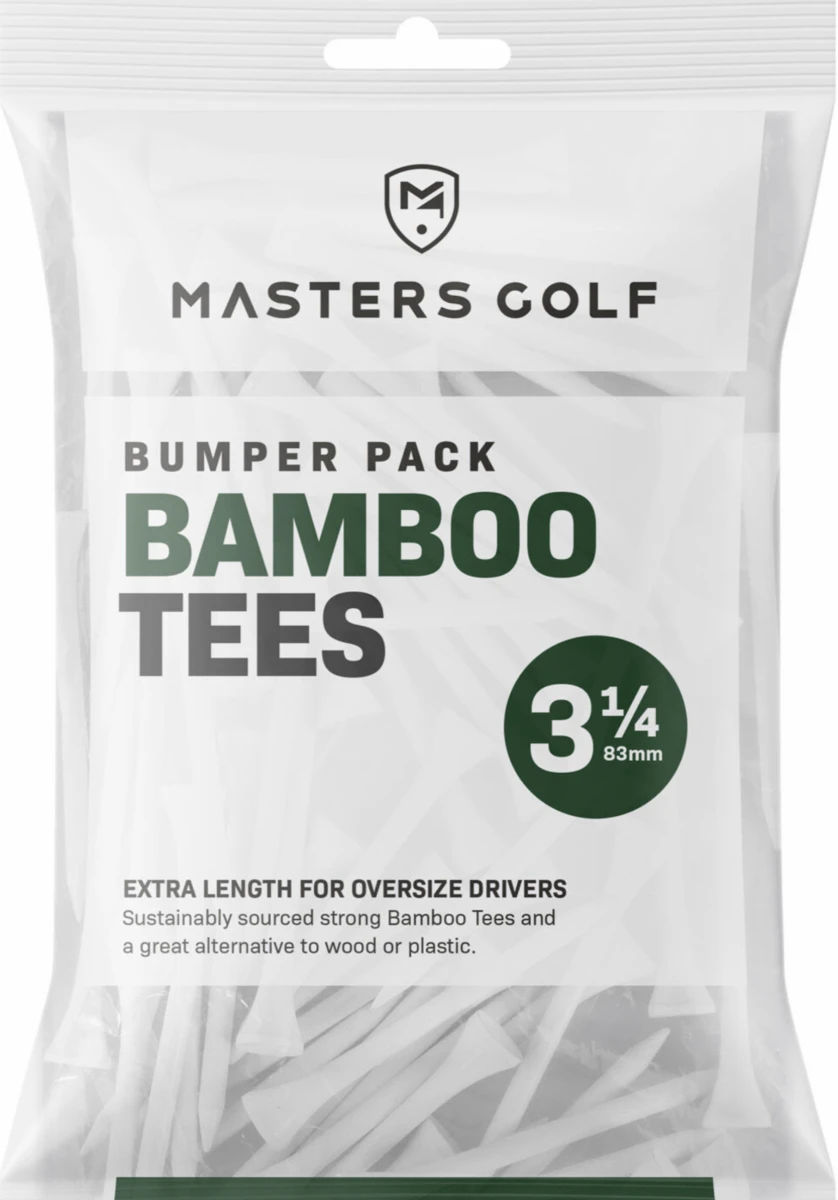 Masters Bamboo 3 1/4 White Tees X 1000 3 Masters Bamboo 3 1/4 White Tees X 1000