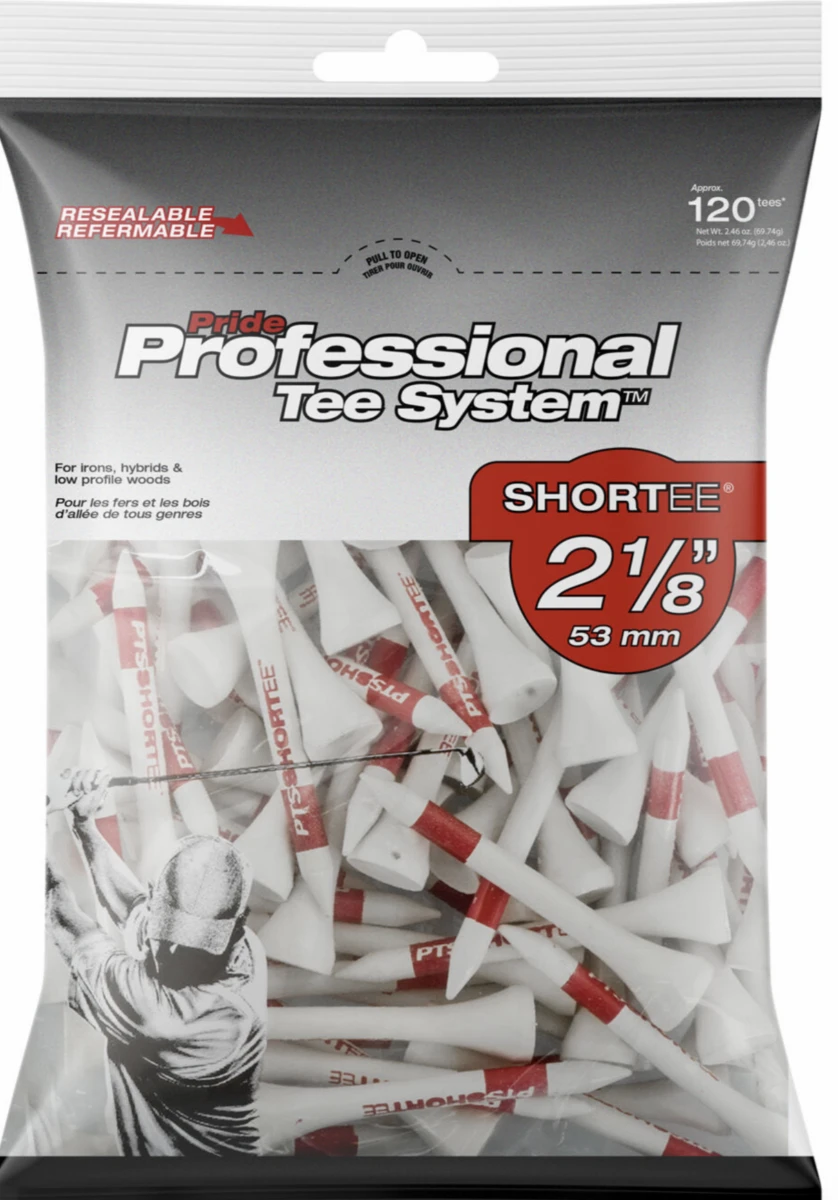 Pride Pts 2 1/8 Tee Pack Red - 120 3 Pride Pts 2 1/8 Tee Pack Red - 120