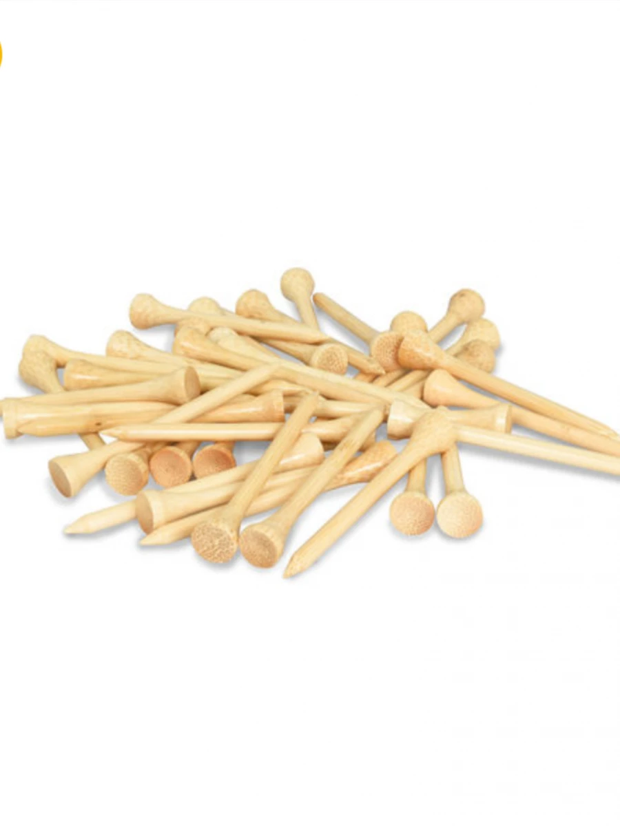 Green Tee - Bamboo 2 3/4 Natural Tees 40 Pack 4 Green Tee - Bamboo 2 3/4 Natural Tees 40 Pack - Image 2